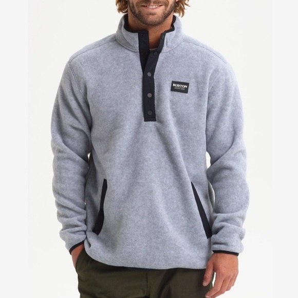 Burton Other - Burton gray pullover hearth fleece sweater